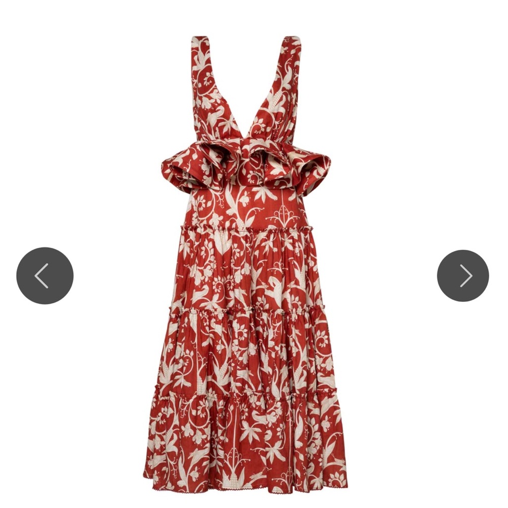 Agua by Agua Bendita Lago Maiz Midi Dress NWT